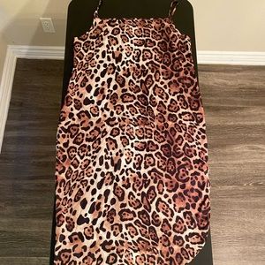 BLOOMCHIC Maxi Leopard Print Dress size 1X